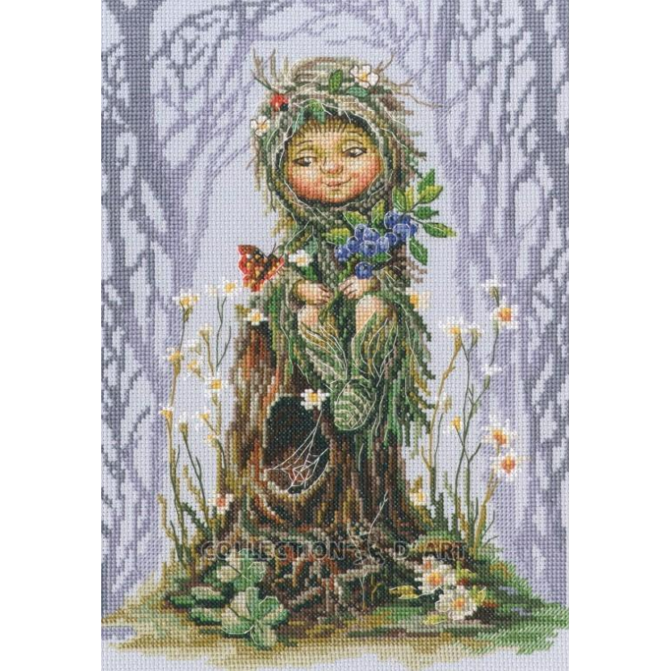 Cross-stitch kit "Keeper of forest secrets" 20*29 cm RTOM1121
