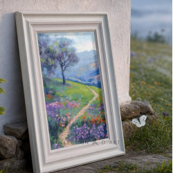 Cross-stitch kit "Misty road" 19,5*29,5 cm RTOM1118