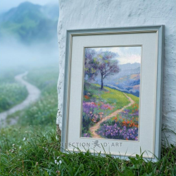 Cross-stitch kit "Misty road" 19,5*29,5 cm RTOM1118