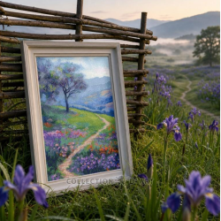 Cross-stitch kit "Misty road" 19,5*29,5 cm RTOM1118