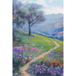 Cross-stitch kit "Misty road" 19,5*29,5 cm RTOM1118