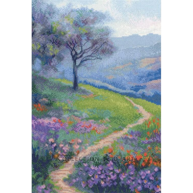 Cross-stitch kit "Misty road" 19,5*29,5 cm RTOM1118