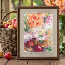 Cross-stitch kit "Sunny crocuses" 14*19 cm RTOM1082