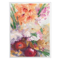 Cross-stitch kit "Sunny crocuses" 14*19 cm RTOM1082