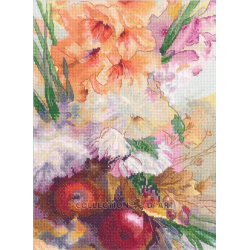 Cross-stitch kit "Sunny crocuses" 14*19 cm RTOM1082