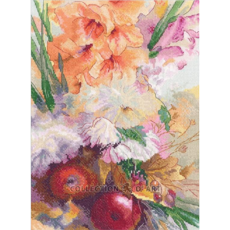 Cross-stitch kit "Sunny crocuses" 14*19 cm RTOM1082