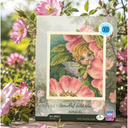 Cross-stitch kit "Secret of wild rose" 12,5*15 cm RTOM923