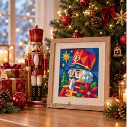 Printed tapestry canvas 14x18 cm CDA3388