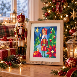 Printed tapestry canvas 14x18 cm CDA3389
