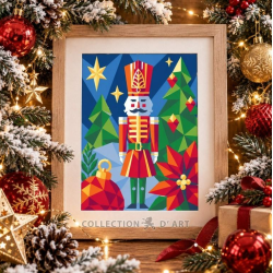 Printed tapestry canvas 14x18 cm CDA3389
