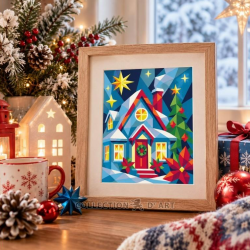 Printed tapestry canvas 14x18 cm CDA3390