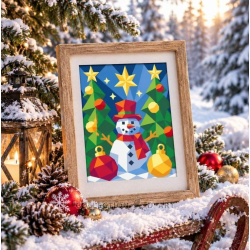 Printed tapestry canvas 14x18 cm CDA3393
