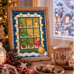 Printed tapestry canvas 14x18 cm CDA3394