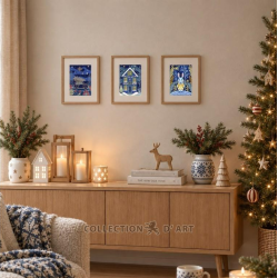 Printed tapestry canvas 14x18 cm CDA3396
