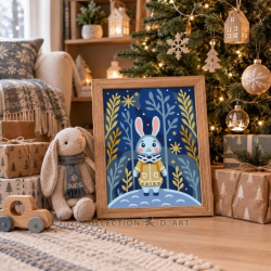 Printed tapestry canvas 14x18 cm CDA3396