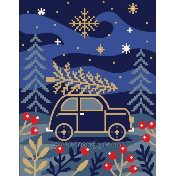 Printed tapestry canvas 14x18 cm CDA3397