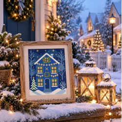 Printed tapestry canvas 14x18 cm CDA3399