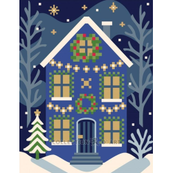 Printed tapestry canvas 14x18 cm CDA3399