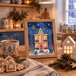 Tapestry kit 14x18 cm CDA3398K