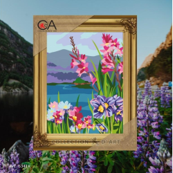 Tapestry kit "Wildflowers" 22x30 cm CDA6341K