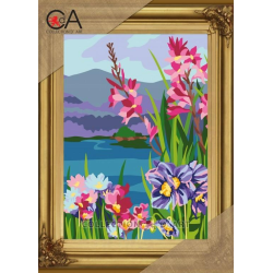 Tapestry kit "Wildflowers" 22x30 cm CDA6341K