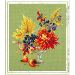 Cross stitch kit  Autumn Bouquet 20 x 23 cm 100-005