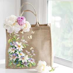 Cross stitch kit  Clematis 28 x 39 cm 100-062