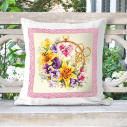 Cross stitch kit  Lilies for Needlewoman 25 x 25 cm 100-121