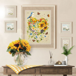 Cross stitch kit  Inspiration of Your Heart 26 x 34 cm 100-141