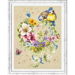 Cross stitch kit  Melody of Your Heart 26 x 34 cm 100-142
