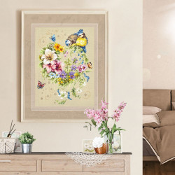 Cross stitch kit  Melody of Your Heart 26 x 34 cm 100-142
