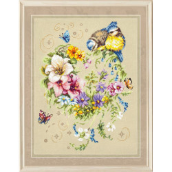 Cross stitch kit  Melody of Your Heart 26 x 34 cm 100-142