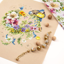 Cross stitch kit  Melody of Your Heart 26 x 34 cm 100-142
