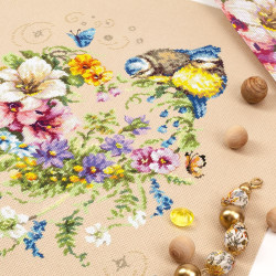 Cross stitch kit  Melody of Your Heart 26 x 34 cm 100-142
