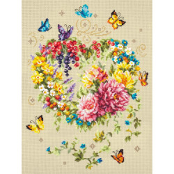 Cross stitch kit  Tenderness of Your Heart 26 x 34 cm 100-143