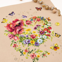 Cross stitch kit  Shine of Your Heart 26 x 34 cm 100-144