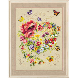Cross stitch kit  Shine of Your Heart 26 x 34 cm 100-144