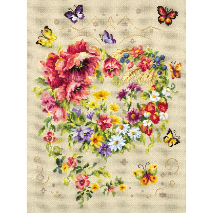 Cross stitch kit  Shine of Your Heart 26 x 34 cm 100-144
