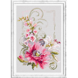 Cross stitch kit  Happy March 15 x 21 cm 100-161