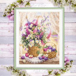 Cross stitch kit  Summer Flavor 32 x 40 cm 100-182 MN-100-182