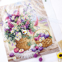 Cross stitch kit  Summer Flavor 32 x 40 cm 100-182 MN-100-182