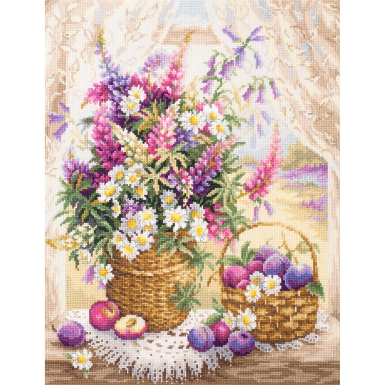 Cross stitch kit  Summer Flavor 32 x 40 cm 100-182 MN-100-182