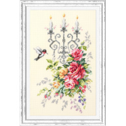 Cross stitch kit  Solemn Etude 17 x 27 cm 100-202