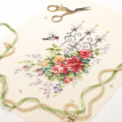 Cross stitch kit  Solemn Etude 17 x 27 cm 100-202