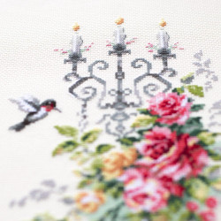 Cross stitch kit  Solemn Etude 17 x 27 cm 100-202