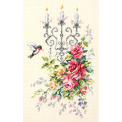 Cross stitch kit  Solemn Etude 17 x 27 cm 100-202