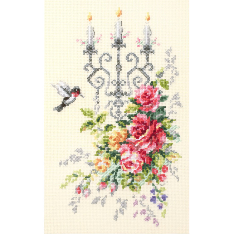 Cross stitch kit  Solemn Etude 17 x 27 cm 100-202