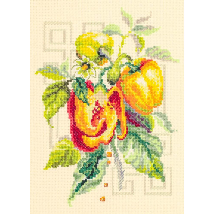 Cross stitch kit  Pepper 18 x 25 cm 100-211