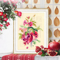 Cross stitch kit  Pomegranate 18 x 25 cm 100-212