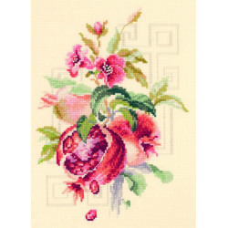 Cross stitch kit  Pomegranate 18 x 25 cm 100-212